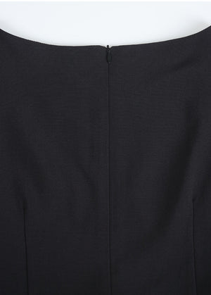 Elodie Bustier Dress-Cape Setup