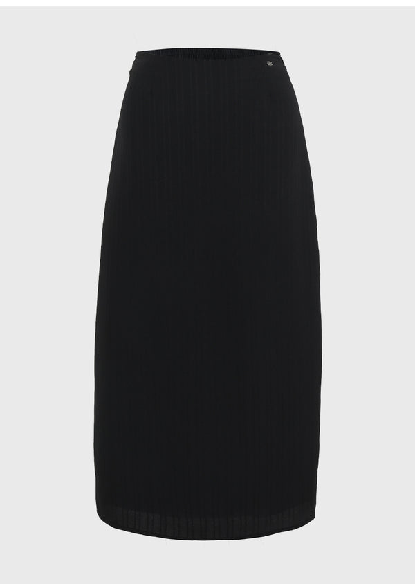 Elysian Stripe Tie Blouse-Skirt Set Up