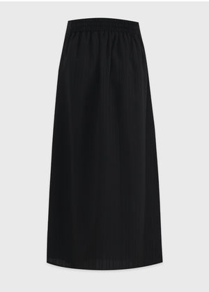 Elysian Stripe Tie Blouse-Skirt Set Up