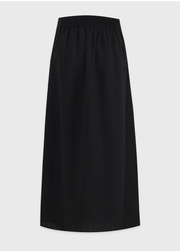 Elysian Stripe Tie Blouse-Skirt Set Up