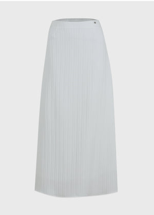 Elysian Stripe Tie Blouse-Skirt Set Up