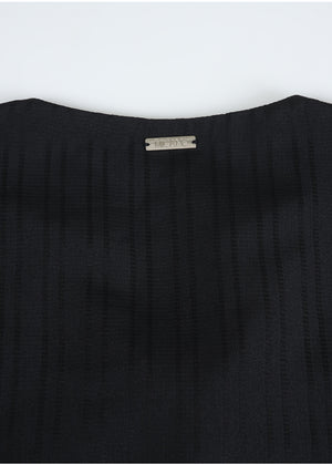Elysian Stripe Tie Blouse-Skirt Set Up