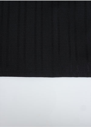 Elysian Stripe Tie Blouse-Skirt Set Up