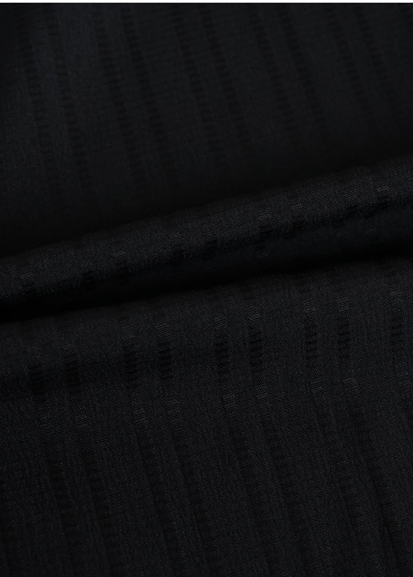 Elysian Stripe Tie Blouse-Skirt Set Up