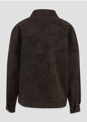 Ember Minimal Leather Jumper