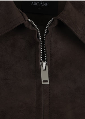 Ember Minimal Leather Jumper