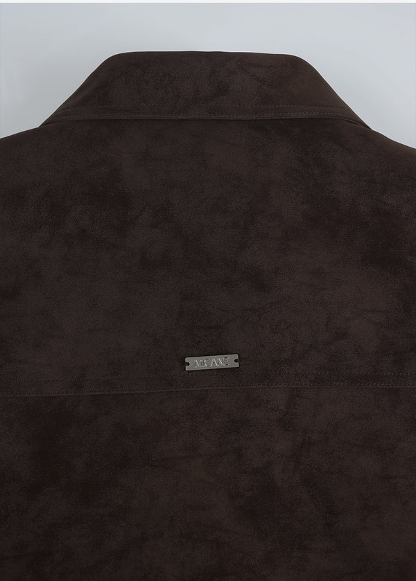 Ember Minimal Leather Jumper