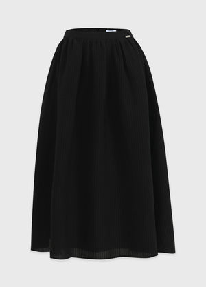Emmett Stripe Pleats Skirt