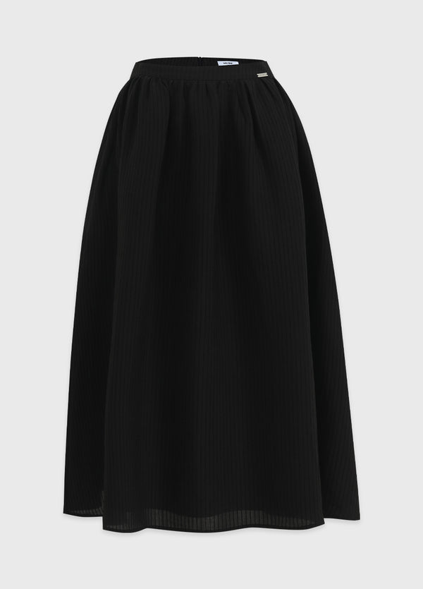 Emmett Stripe Pleats Skirt