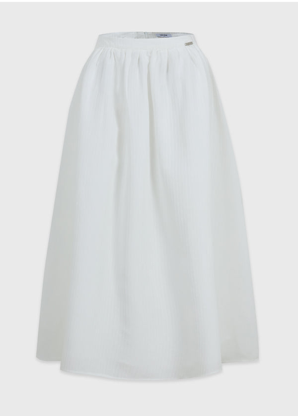Emmett Stripe Pleats Skirt