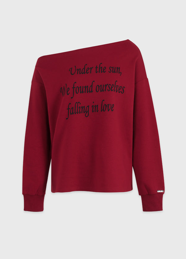 Falling Love Off Shoulder Tee