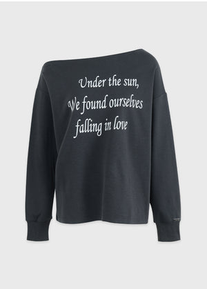 Falling Love Off Shoulder Tee