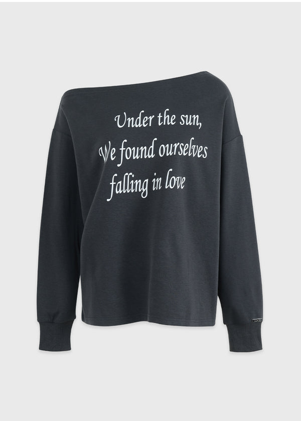 Falling Love Off Shoulder Tee
