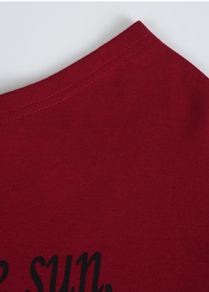 Falling Love Off Shoulder Tee