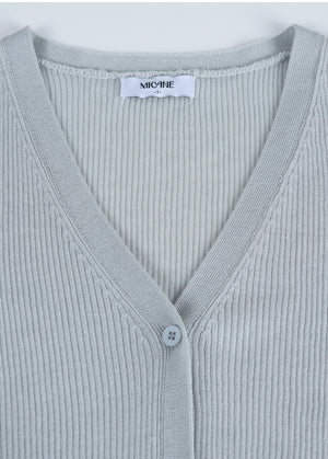 Finn V-Neck Cardigan-Sleeveless Set