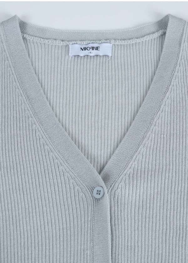 Finn V-Neck Cardigan-Sleeveless Set