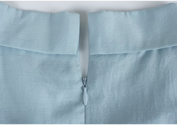 Florescence Flat-Collar Wrap Blouse