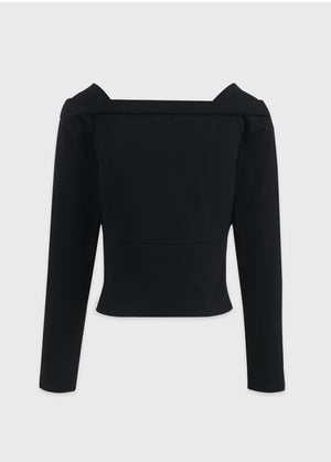 Florist Off-Shoulder Tee Ivory