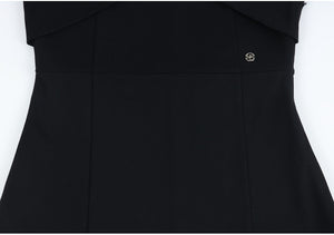 花朵露肩迷你連身裙