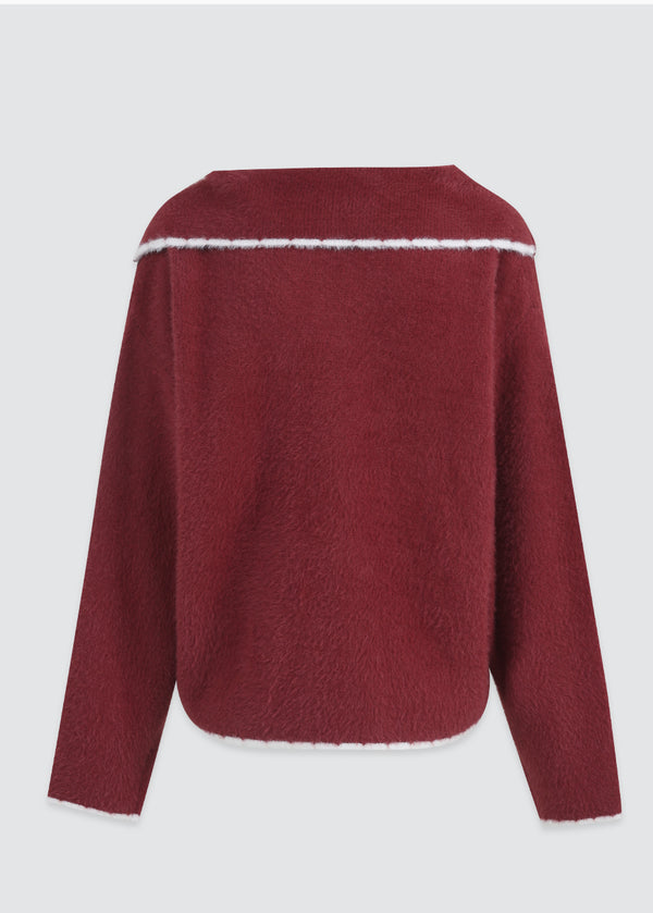 Glee Hairy Cardigan-Scrunchie Setup