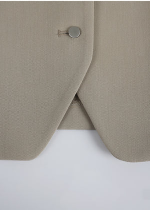 Glenn Pintuck Tie Blouse