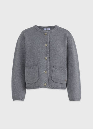 Halse Round Knit Cardigan