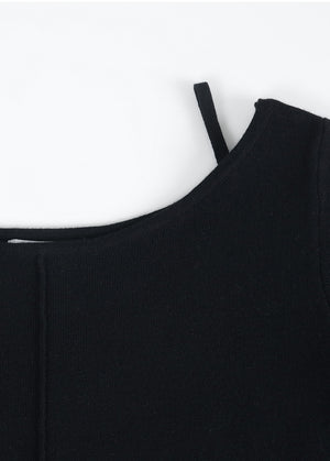 Harmonious Tie Set Slit Knit Ivory