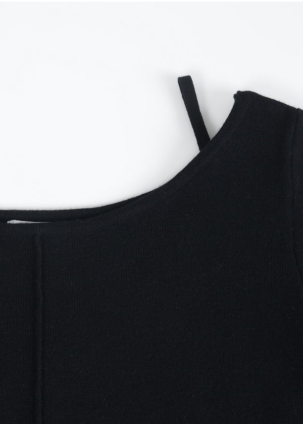 Harmonious Tie Set Slit Knit Ivory