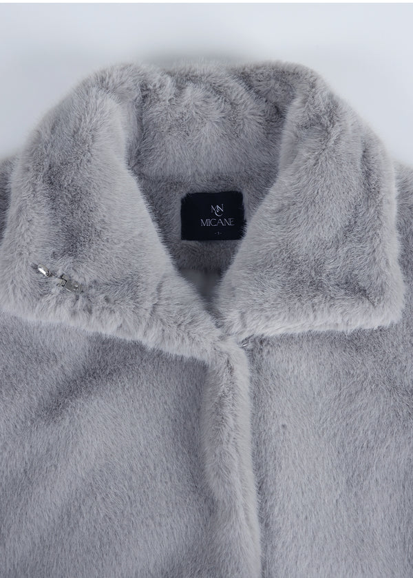 Hiba Fur Jacket - Mini Bag Setup