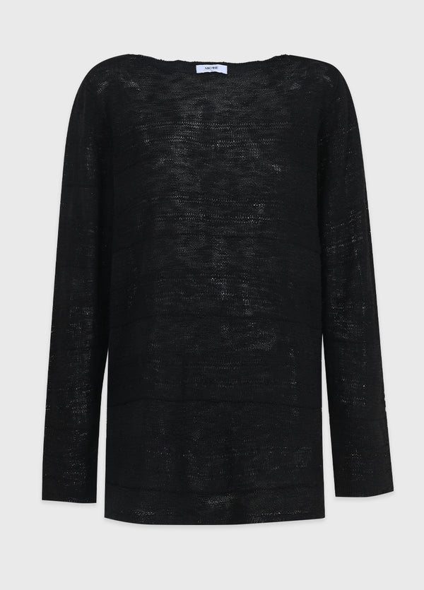 Iliana Boucle Seethrough Knit