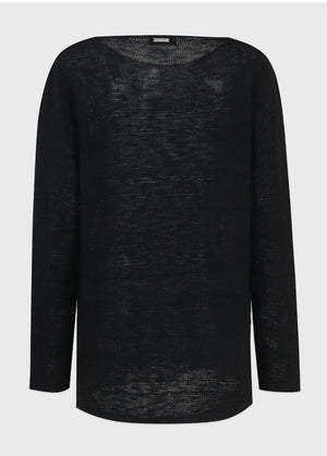 Iliana Boucle Seethrough Knit