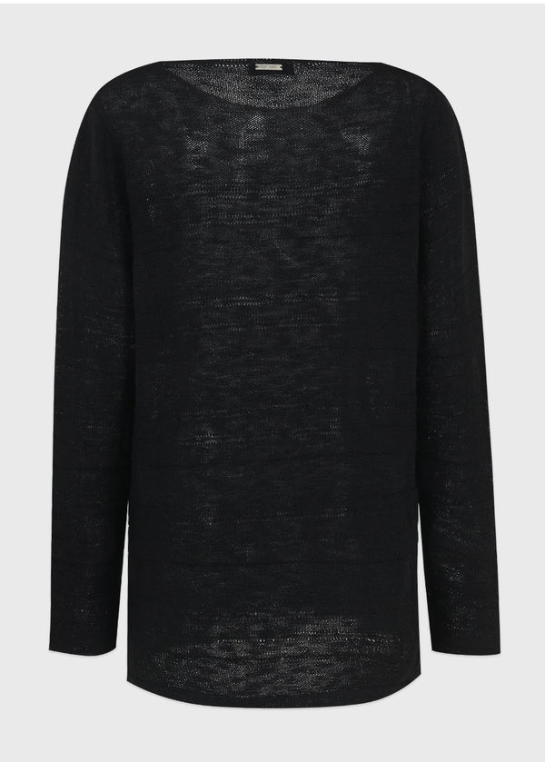 Iliana Boucle Seethrough Knit