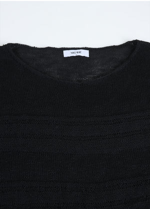 Iliana Boucle Seethrough Knit