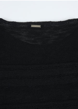 Iliana Boucle Seethrough Knit