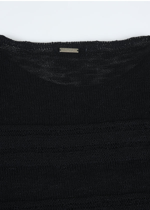 Iliana Boucle Seethrough Knit