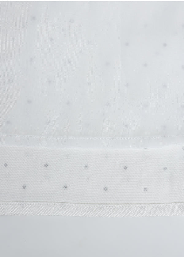 Inra Dot Frill Flare Skirt