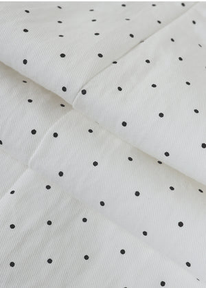 Inra Dot Frill Flare Skirt