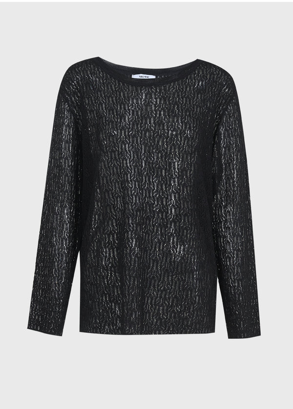 Irina Over Fit Netting Knit