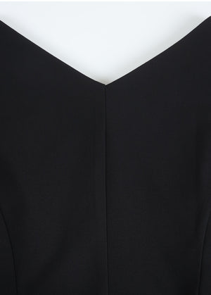 Isola Strap Open Collar Blouse