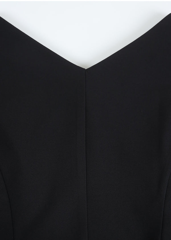 Isola Strap Open Collar Blouse