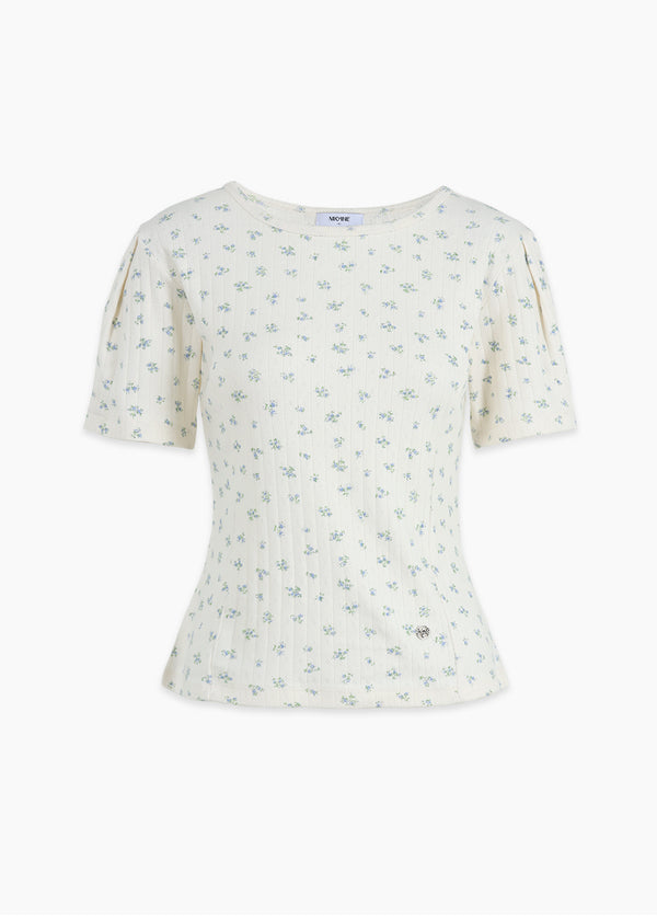 Jellybean Flower Slim Fit Tee