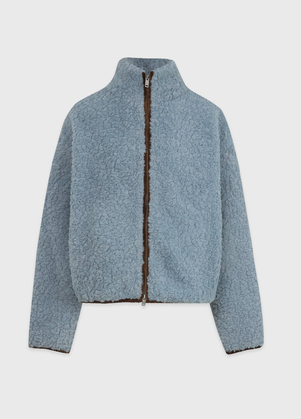 Kali Shearing Zip-up Jumper