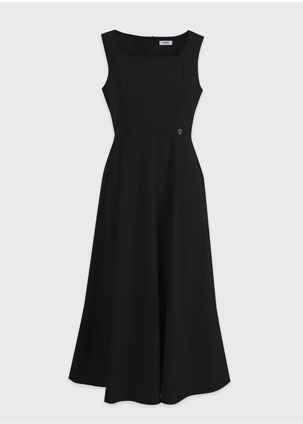 Leilani Square Neck Sleeveless Long Dress