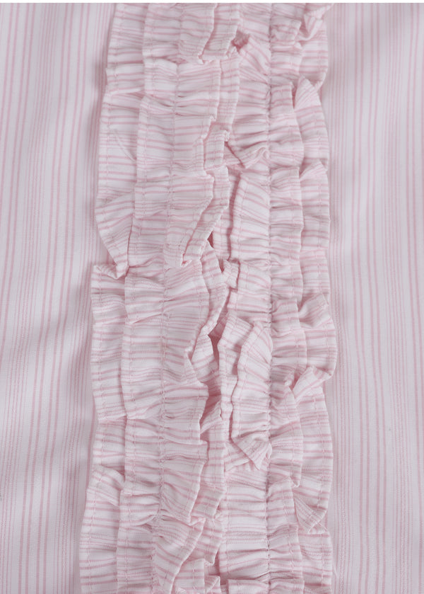 Lepida Ruffle Striped Blouse