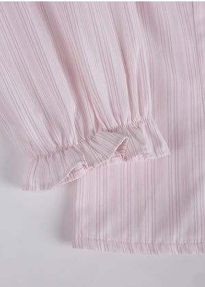 Lepida Ruffle Striped Blouse