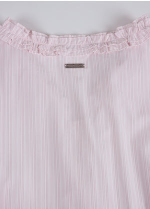 Lepida Ruffle Striped Blouse