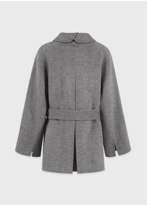 Levi Handmade Wool Half Coat