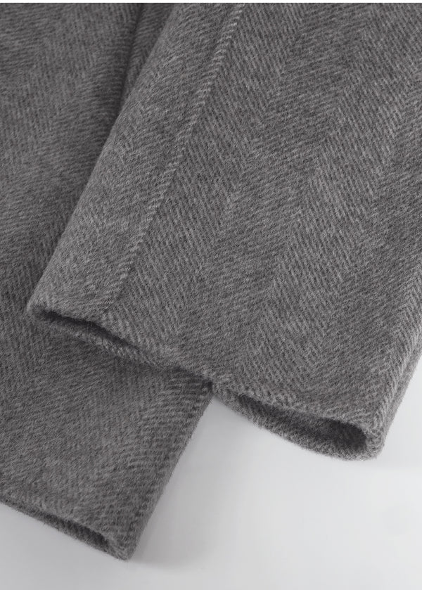 Levi Handmade Wool Half Coat