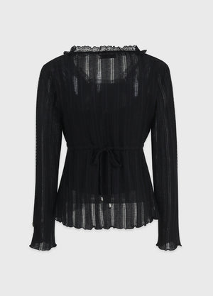 Lillian Lace Cardigan-Sleeveless Setup