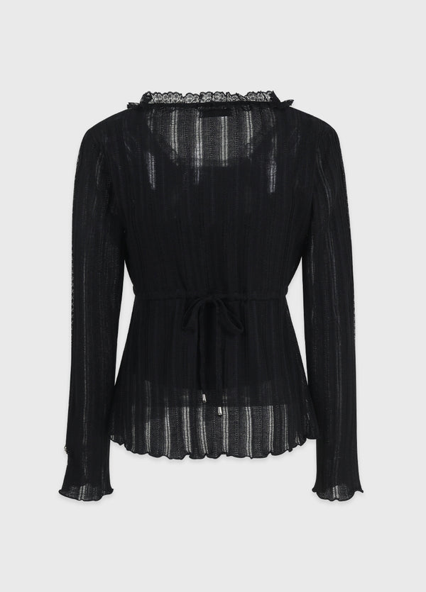 Lillian Lace Cardigan-Sleeveless Setup